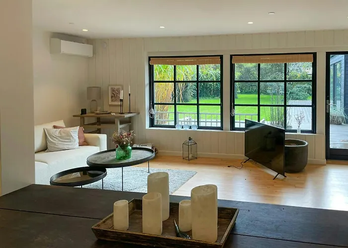 Stylish House Between And Forest In